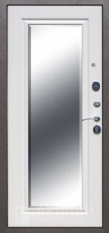 Фото №2 «Входная дверь с терморазрывом и темным зеркалом №61»